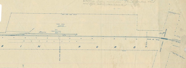 Goolman railway station layout 1922 goolman-station-layout-1927