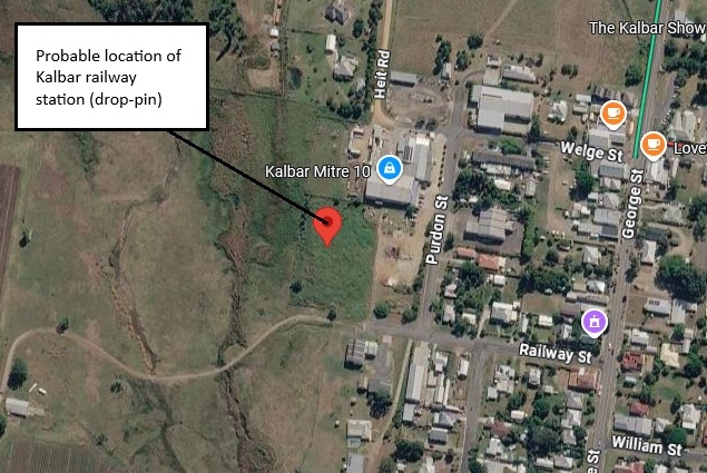 Probable Kalbar railway station location kalbar-station-location