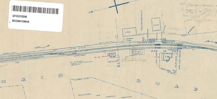 Peak Crossing railway station layout 1922 peak-crossing-station-layout-1922