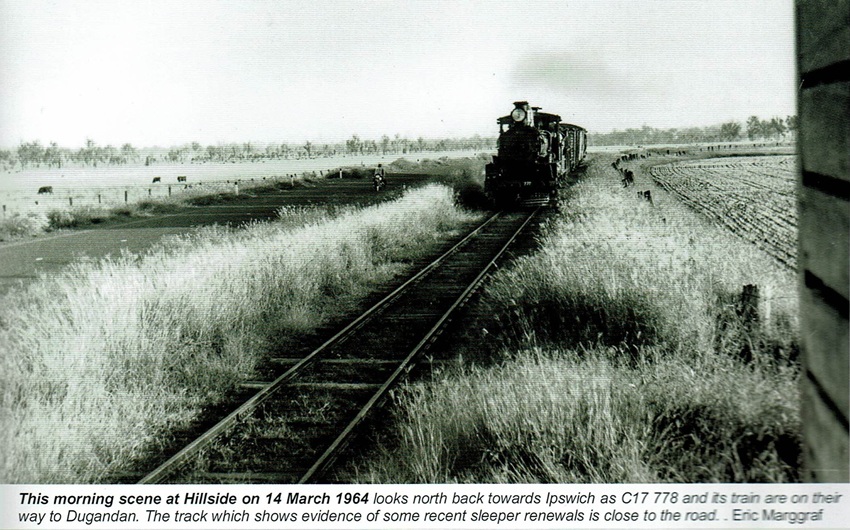 View from Hillside railway station - 1964 view-from-hillside-railway-station-1964-large